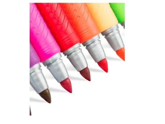 BIC 968410, 5 styck, Blå, Grön, Orange, Rosa, Gul, Konisk spets, 1,8 mm, Medium, Blåsa
