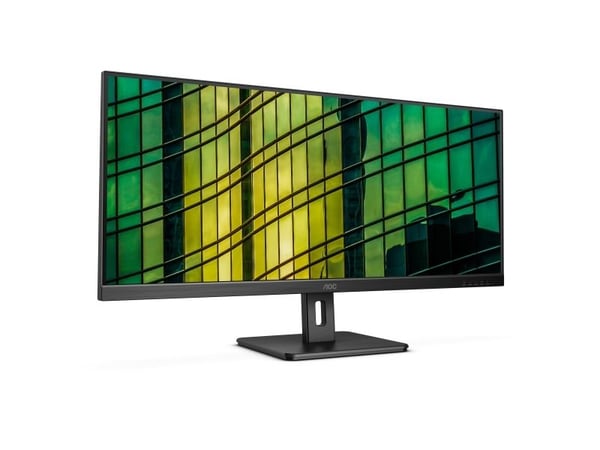 AOC E2 U34E2M/BK, 86,4 cm (34"), 3440 x 1440 pixlar, UltraWide Quad HD, LED, 4 ms, Svart