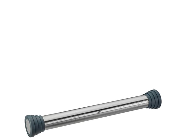 GEFU Rego, Silikoni, Ruostumaton teräs, Harmaa, Hopea, Sileä pinta, 397 mm, 55 mm, 55 mm