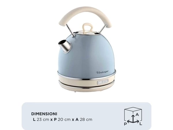 Ariete Vintage vannkoker blå