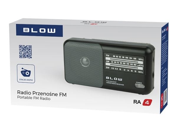 AM/FM bærbar analog radio BLOW RA4