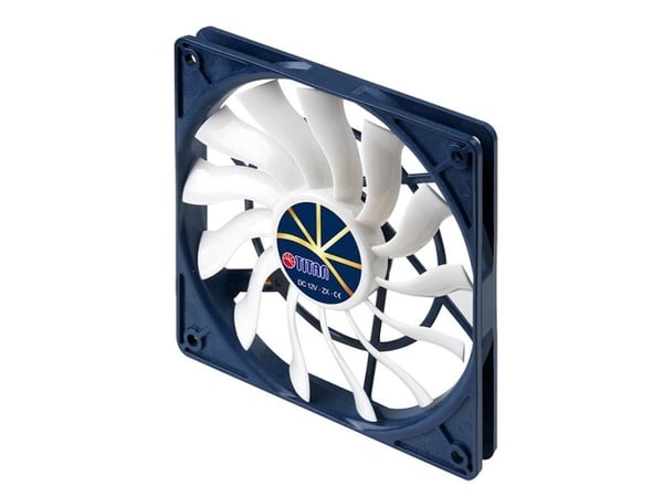 Titan TFD-12025H12ZP/KE(RB) fläkt 12 cm för chassi svart/vit (TFD-12015H12ZP/KE(RB))