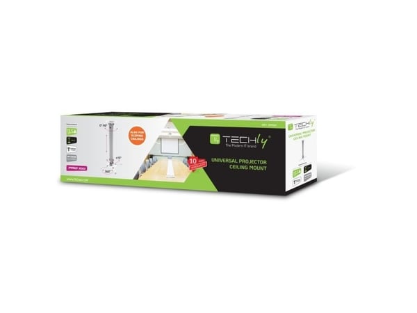 Techly ICA-PM 18M, Katto, 13,5 kg, Hopea, 545 - 900 mm, -15 - 15°, 360°