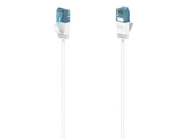 Hama Flexi-Slim, 0,75 m, Cat6a, U/UTP (UTP), RJ-45, RJ-45, Hvit