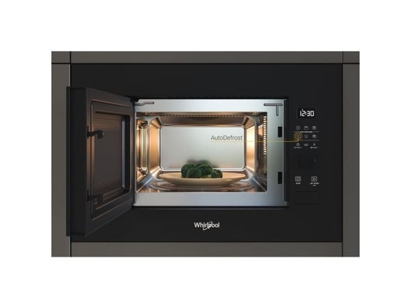 Whirlpool WMF200GNB - Mikrobølgeovn med grill - innebygd - 20 liter - 800 W - svart