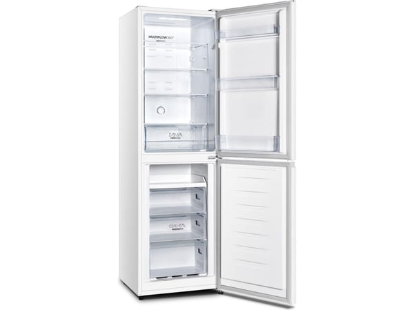 Gorenje NRK418ECW4 - Kylskåp/frys - bottenfrysskåp - bredd: 55 cm - djup: 55.7 cm - höjd: 182.4 cm - 256 liter - Klass E - vit