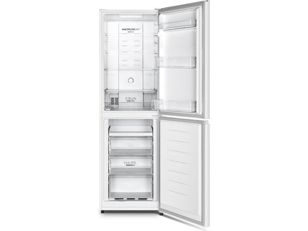Gorenje NRK418ECW4 - Kylskåp/frys - bottenfrysskåp - bredd: 55 cm - djup: 55.7 cm - höjd: 182.4 cm - 256 liter - Klass E - vit