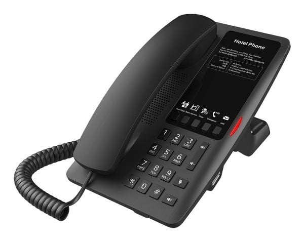Fanvil H4, IP Phone, Musta, Johdollinen puhelin, Kanavansisäinen, Kaistan ulkopuolella, SIP-tiedot, 2 linjat, G.711a, G.711u, G.722, G.729ab, OPUS,...