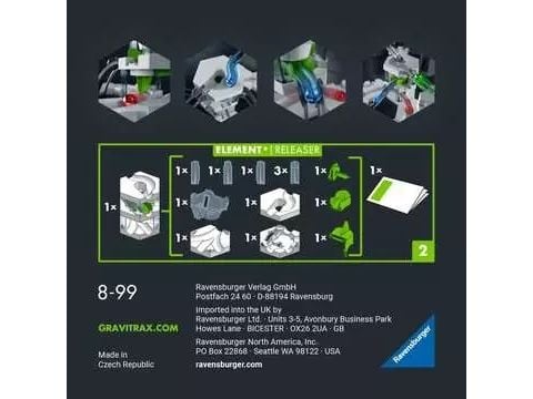 Ravensburger GraviTrax PRO Element Releaser, Leksak kulbana, 8 år