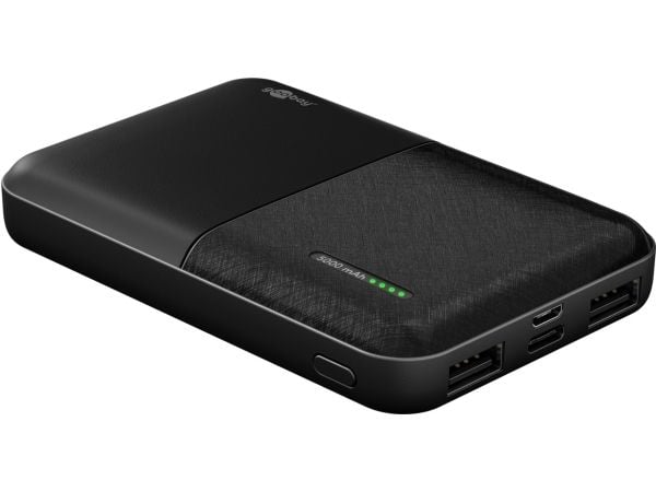 Goobay 64961 Powerbank Lithium Polymer (LiPo) 5000 mAh Musta (64961)