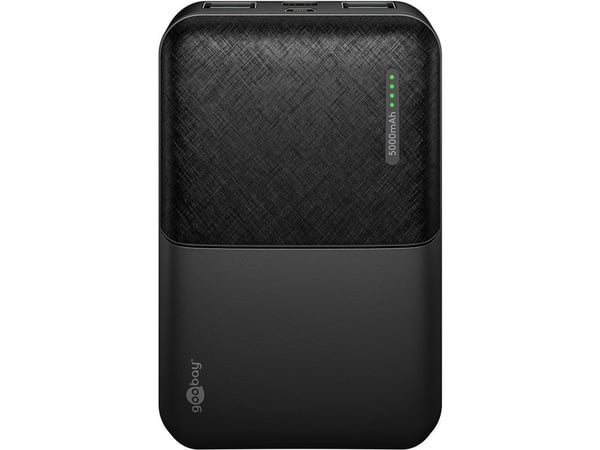 Goobay 64961 Powerbank Lithium Polymer (LiPo) 5000 mAh Musta (64961)