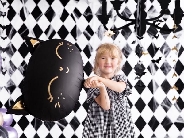 PartyDeco FB84-KARTON, Svart, Figur, Folie, Partytema, 480 mm, 360 mm