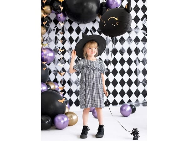 PartyDeco FB84-KARTON, Svart, Figur, Folie, Partytema, 480 mm, 360 mm