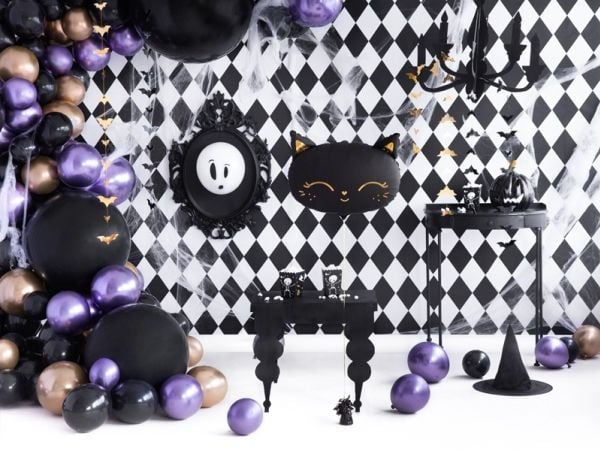 PartyDeco FB84-KARTON, Svart, Figur, Folie, Partytema, 480 mm, 360 mm
