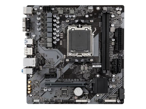 Gigabyte B650M S2H - 1.0 - hovedkort - micro ATX - Socket AM5 - AMD B650 Chipset - USB 3.2 Gen 1 - Gigabit LAN - innbygd grafikk (CPU kreves) - HD-...