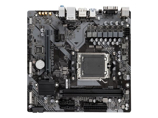 Gigabyte B650M S2H - 1.0 - hovedkort - micro ATX - Socket AM5 - AMD B650 Chipset - USB 3.2 Gen 1 - Gigabit LAN - innbygd grafikk (CPU kreves) - HD-...