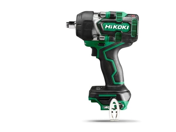 Hikoki WR36DEW2Z, Pneumatisk spärrnyckel, Borstlös, Svart, Grön, IP56, 1/2", 1050 nm