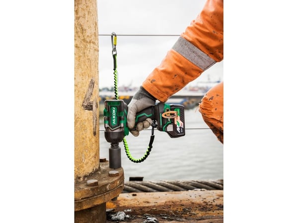 Hikoki WR36DEW2Z, Pneumatisk spärrnyckel, Borstlös, Svart, Grön, IP56, 1/2", 1050 nm
