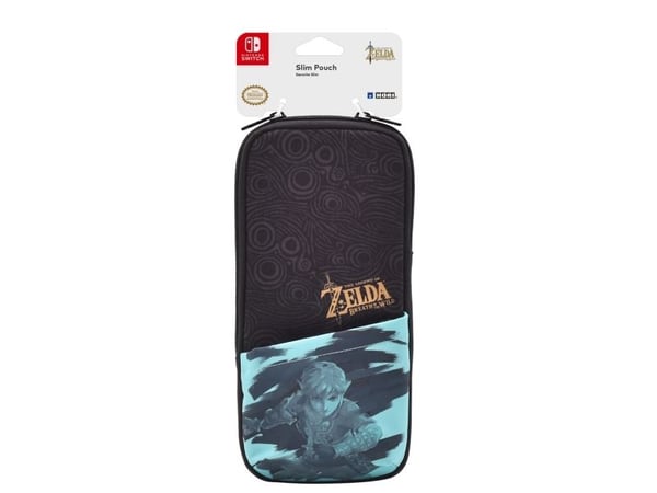 Hori Slim Pouch, Hårt fodral, Nintendo, Svart, Multifärg, Nintendo Switch, Dammresistent, Reptålig, The Legend of Zelda: Breath of the Wild