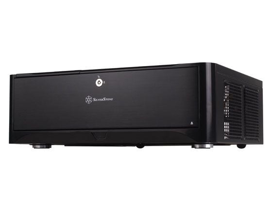 SilverStone Grandia GD06 - Tower - micro ATX - ingen strømforsyning - svart - USB/lyd