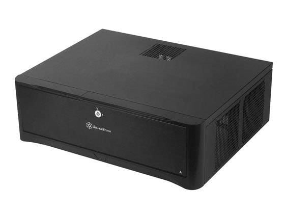 SilverStone Grandia GD06 - Tower - micro ATX - ingen strømforsyning - svart - USB/lyd