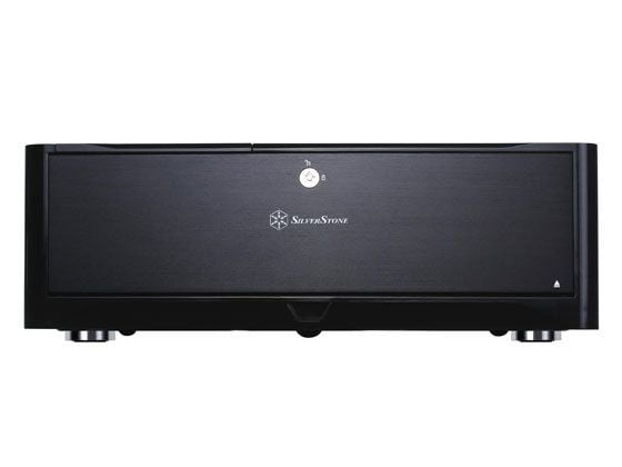 SilverStone Grandia GD06 - Tower - micro ATX - ingen strømforsyning - svart - USB/lyd