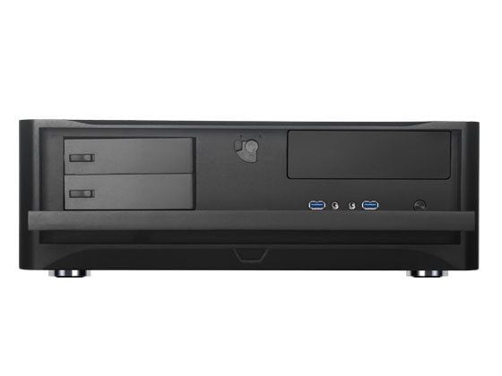 SilverStone Grandia GD06 - Tower - micro ATX - ingen strømforsyning - svart - USB/lyd