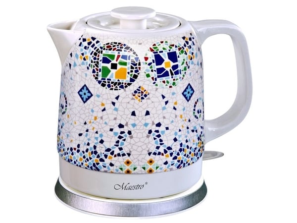Feel Maestro MR068 blue, 1,5 l, 1200 W, Blå, Hvit, Keramisk, Overopphetingsbeskyttelse