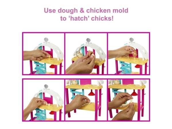 Barbie Hatch & Gather Egg Farm