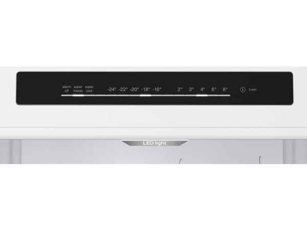Bosch Serie | 4 KGN39VXCT - Kjøleskap/fryser - bunnfryser - bredde: 60 cm - dybde: 66.5 cm - høyde: 203 cm - 363 liter - Klasse C - svart rustfritt...