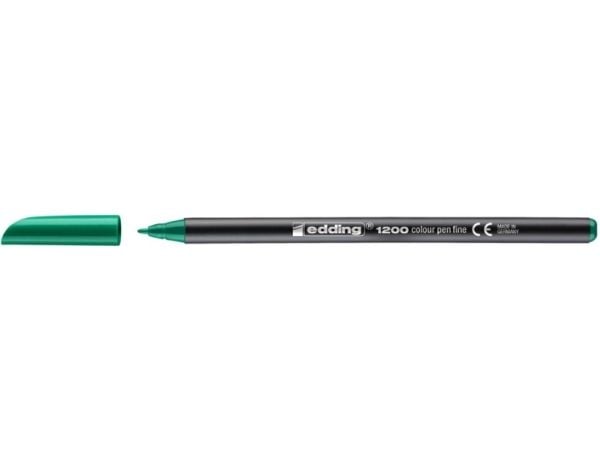 edding 1200 - Fibertuppenn - grønn - vannbasert blekk - 0.5-1 mm