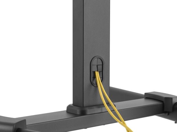 Equip 650607, Multimediavogn, Sort, Plast, Stål, Flatskjerm, 35 kg, 81,3 cm (32")