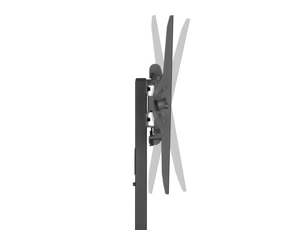 Equip 650607, Multimediavogn, Sort, Plast, Stål, Flatskjerm, 35 kg, 81,3 cm (32")