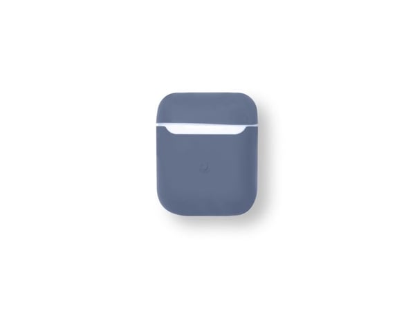 eSTUFF silikonikotelo - kotelo langattomille kuulokkeille - silikoni - musta - Apple AirPodsille (1. sukupolvi, 2. sukupolvi)