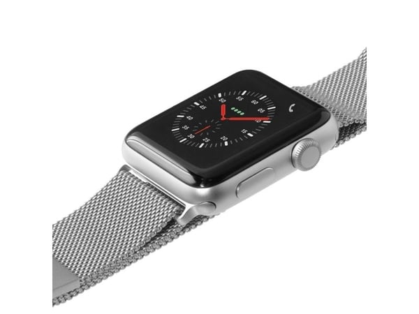 LAUT Steel Loop, Band, Smartklokke, Sølv, Apple, Apple Watch 42/44/45 mm, Rustfritt stål