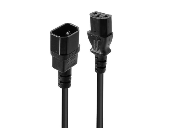 Lindy Lindy -virtakaapeli 30321 IEC C14 - IEC C13 -virran jatke - 1m