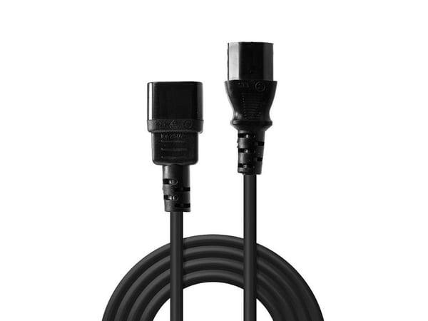 Lindy Lindy -virtakaapeli 30321 IEC C14 - IEC C13 -virran jatke - 1m
