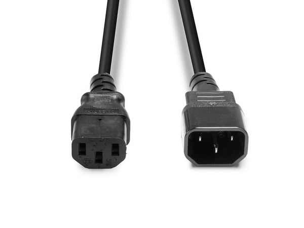 Lindy Lindy -virtakaapeli 30321 IEC C14 - IEC C13 -virran jatke - 1m