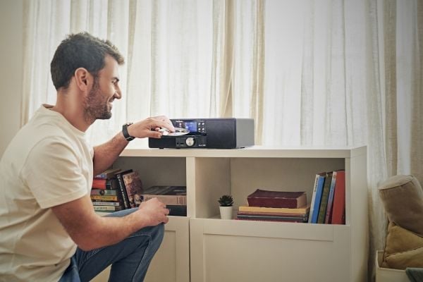 Panasonic SC-DM202EG-K, Kodin mikroaudiojärjestelmä, Musta, Etu, Kiina, 24 W, Koko alue