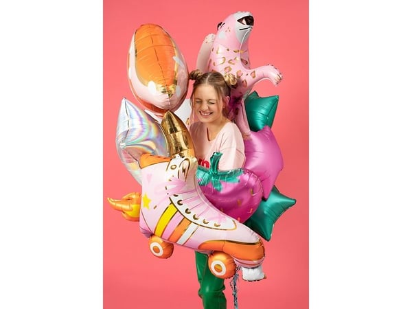 PartyDeco FB111, Lekeballong, Folie, Flerfarget, Festtema, Figur, 740 mm