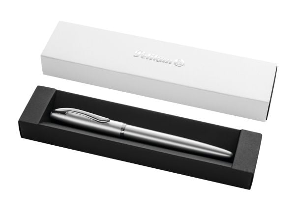 Pelikan Jazz Noble Elegance P36, Sølv, Fyllesystem med patron, Blå, Metall, Rustfritt stål, Medium