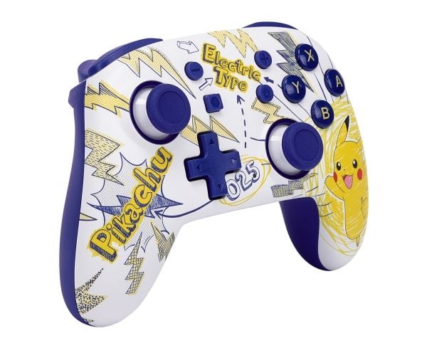 PowerA Nano förbättrad trådlös handkontroll för Nintendo Switch - Pokémon: Pikachu School Days, Spelplatta, Nintendo Switch, Nintendo Switch Lite, ...