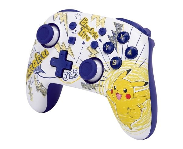PowerA Nano förbättrad trådlös handkontroll för Nintendo Switch - Pokémon: Pikachu School Days, Spelplatta, Nintendo Switch, Nintendo Switch Lite, ...
