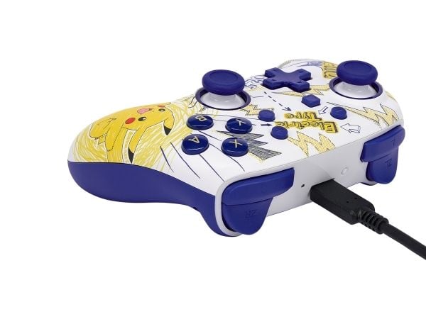 PowerA Nano förbättrad trådlös handkontroll för Nintendo Switch - Pokémon: Pikachu School Days, Spelplatta, Nintendo Switch, Nintendo Switch Lite, ...