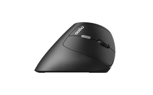Rapoo EV250, Oikeakätinen, Optinen, Langaton RF, 1600 DPI, Musta, Hopea