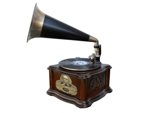 Soundmaster NR917, Musta, Pronssi, Ruskea, 33,45,78 RPM, Ulkoinen, Kasetti, Vinyylilevy, FM, SD