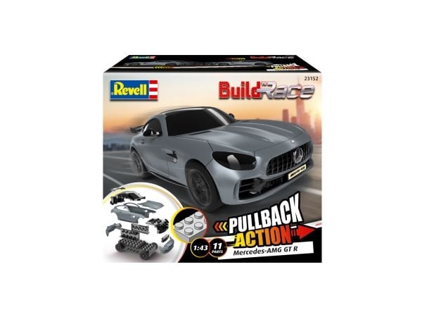 Revell Build ''n Race Mercedes AMG GT R, Modellveteranbil, 1:43, Mercedes AMG GT R, Pojke, 10 styck, 4 År