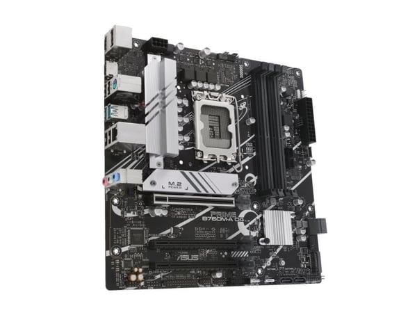 ASUS PRIME B760M-A D4-CSM - Hovedkort - micro ATX - LGA1700-sokkel - B760 Chipset - USB-C 3.2 Gen 1, USB 3.2 Gen 2, USB 3.2 Gen 1 - 2.5 Gigabit LAN...