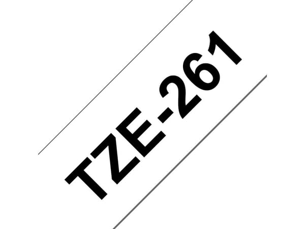 Brother TZE-261, Musta valkoisella, TZ, Kiina, 5 vuosi/vuosia, Brother, 3,6 cm