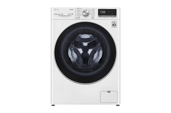 LG Serie V5 F2DV5S7S1E - Vaskemaskin/tørker - Wi-Fi - bredde: 60 cm - dybde: 53.5 cm - høyde: 85 cm - frontileggelse - 7 kg - 1200 rpm - hvit